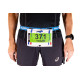 Ceinture porte dossard RUSH Basic Race belt  Blue avec 3 points