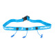Ceinture porte dossard RUSH Basic Race belt  Blue avec 3 points