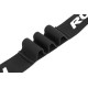 Ceinture porte dossard RUSH Energy Race belt Black avec 3 points de fixation et 6 porte gels