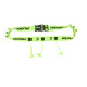 Ceinture porte dossard RUSH Energy Race belt Jaune avec 3 points de fixation et 6 porte gels