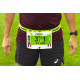 Ceinture porte dossard RUSH Energy Race belt Jaune avec 3 points de fixation et 6 porte gels