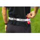Ceinture porte dossard RUSH Energy Race belt Blanc avec 3 points de fixation et 6 porte gels