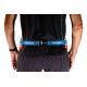 Ceinture porte dossard RUSH Energy Race belt Blue avec 3 points de fixation et 6 porte gels