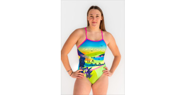 SWEAMS TRIATHLON SPIRIT - Maillot femme 1 piece bretelles fines