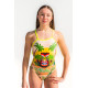 SWEAMS ALOHA TIKI - Maillot femme 1 piece bretelles fines