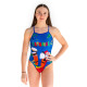 SWEAMS CARNAVAL - Maillot femme 1 piece bretelles fines
