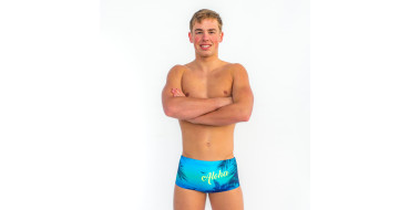 SWEAMS TRUNKS ALOHA  PURPLE - Boxer Natation Homme