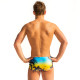 SWEAMS TRUNKS ALOHA  YELLOW - Boxer Natation Homme