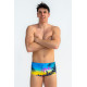 SWEAMS TRUNKS ALOHA  YELLOW - Boxer Natation Homme