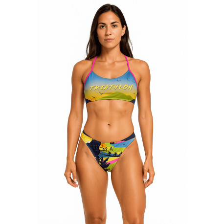 Maillot de bain SWEAMS TRIATHLON - Maillot femme 2 pieces