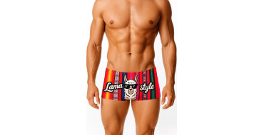 SWEAMS TRUNKS LAMA STYLE - Boxer Natation Homme