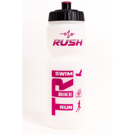 Bidon TRIATHLON RUSH - CLEAR PINK SHINY - 750ml 