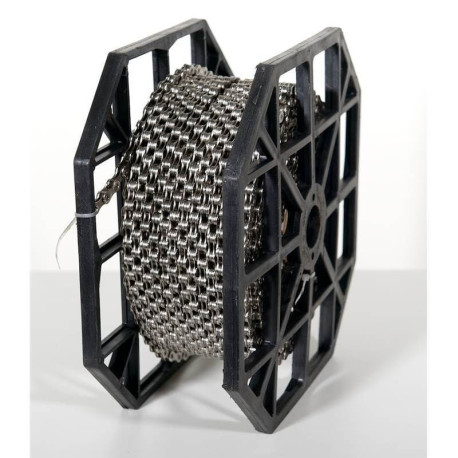 ROULEAU de 150m de Chaines YBN S11 S2 11 vitesses - 4000 maillons - Livré avec 40 maillons rapides QRS11