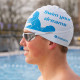 Bonnet SWEAMS Swim your dreams - White Blue