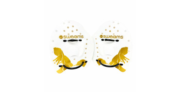 Plaquettes Natation SWEAMS SWIM Paddle - Strong Swimmer White Gold