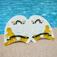 Plaquettes Natation SWEAMS SWIM Paddle - Strong Swimmer White Gold
