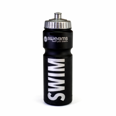 Bidon SWEAMS SWIM - Black Matt SILVER - 750ml 