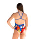 SWEAMS CARNAVAL - Maillot femme 1 piece bretelles fines