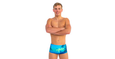 SWEAMS TRUNKS ALOHA  PURPLE - Boxer Natation Homme