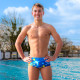 SWEAMS TRUNKS SPLASH - Boxer Natation Homme