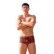 SWEAMS TRUNKS MANDALA ORANGE -NAVY - Boxer Natation Homme