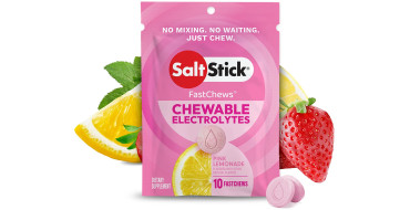Pastilles electrolyte à croquer SALTSTICK Fastchew - saveur Pink Lemonade - 10 pastilles