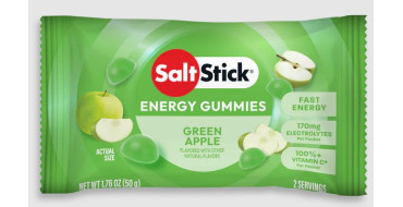 Gommes énergétiques SALTSTICK Energy GUMMIES - Saveur Green Apple - 1 sachet