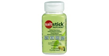 SALTSTICK Fastchews gums citron - Boite de 60 gums electrolyte à mâcher 