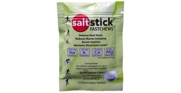 Pastilles electrolyte à croquer SALTSTICK Fastchew - saveur citron - 10 pastilles
